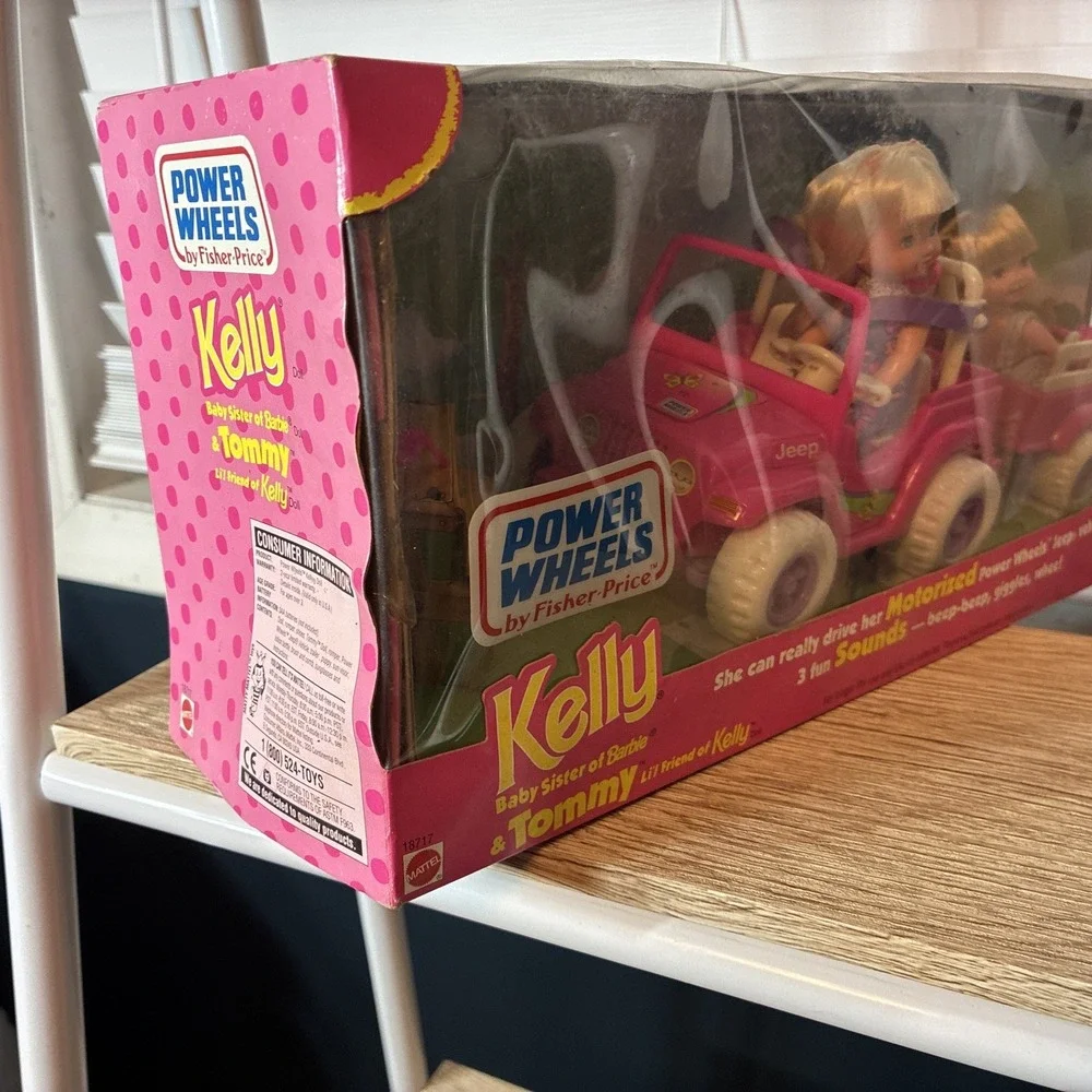 Mattel Kelly Baby Sister of Barbie & Tommy Li'l Friend of Kelly Power Wheels